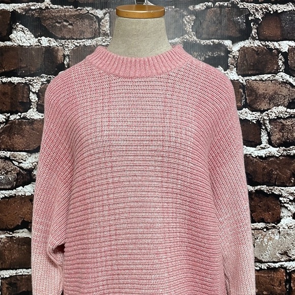 Splendid Collection Pullover Sweater Knit Ombre Pink Size Large L - Picture 7 of 14